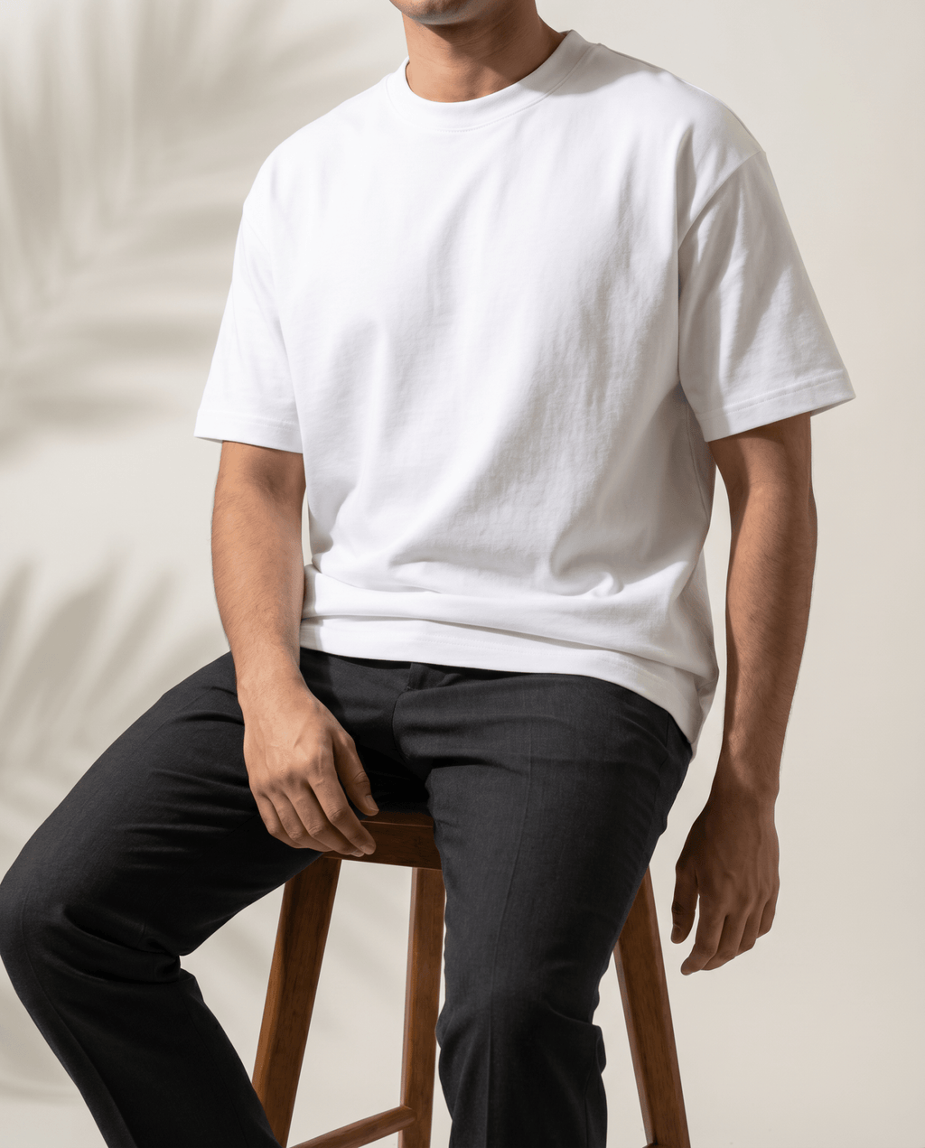 Minimal Black & White Oversized T-shirt Combo - GoodGent