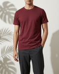 Solid Maroon T-shirt - GoodGent