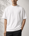 Minimal Black & White Oversized T-shirt Combo - GoodGent