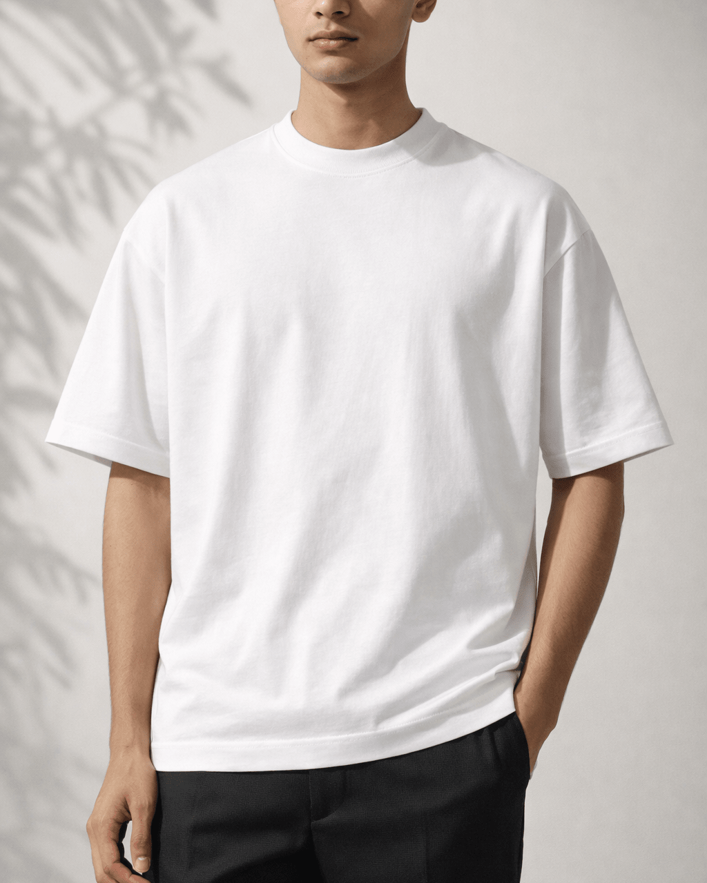 Minimal Black & White Oversized T-shirt Combo - GoodGent