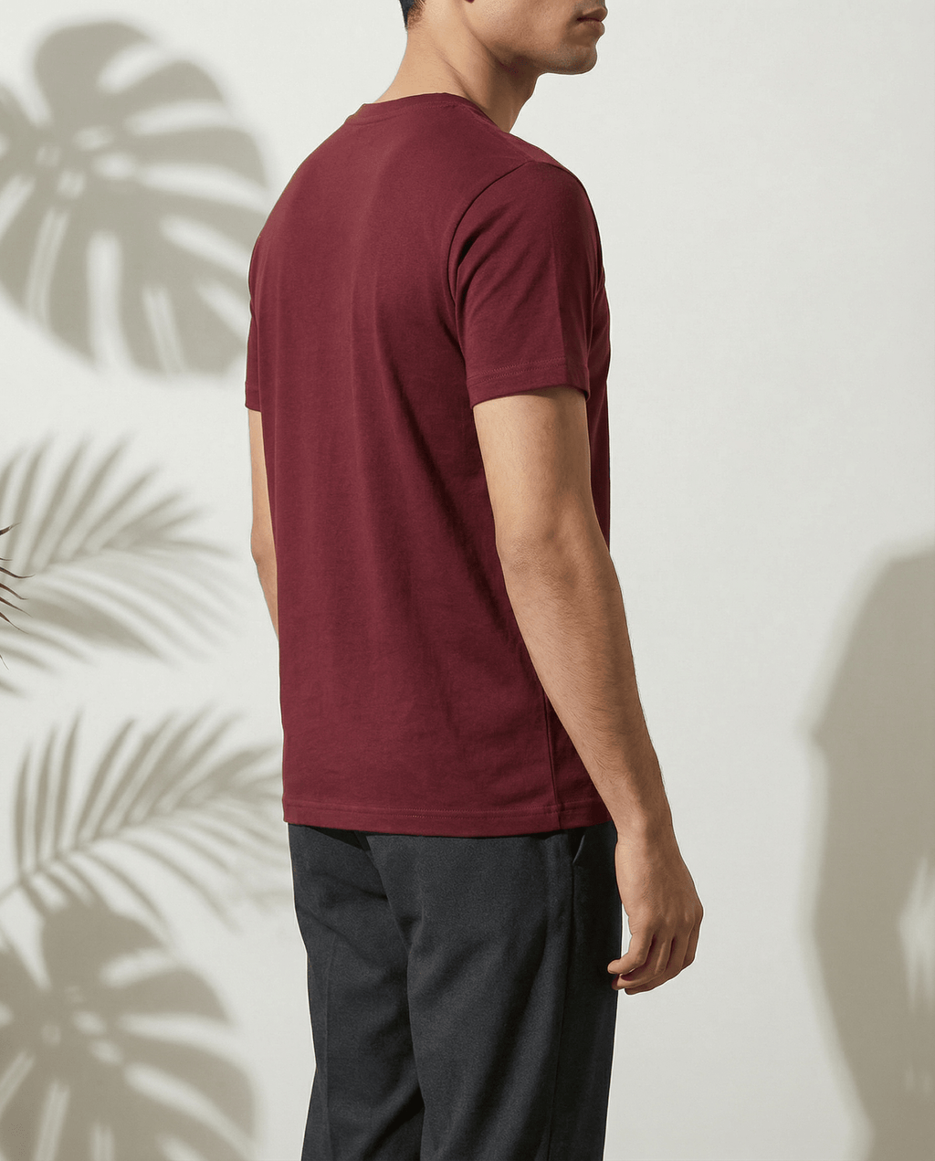 Solid Maroon T-shirt - GoodGent